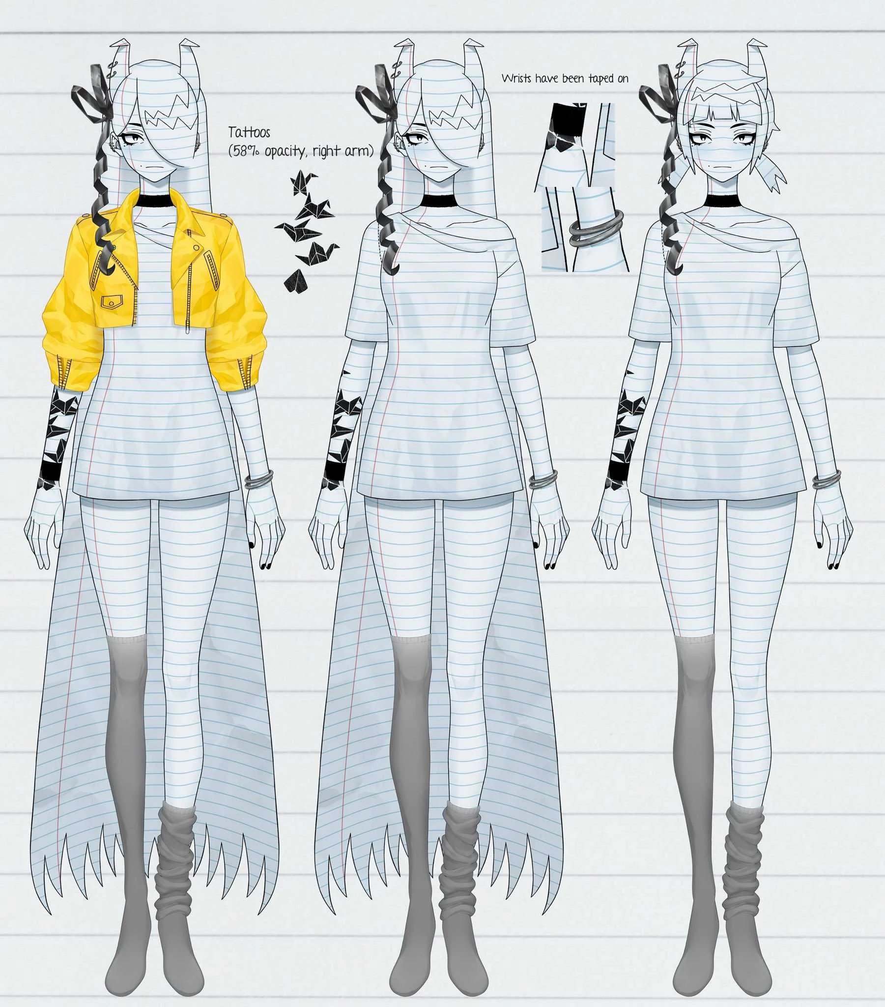 Reference sheet for Atlas's Modern Model.