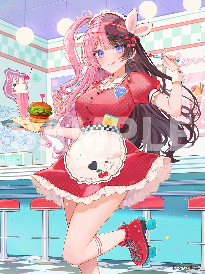 5th Anniversary A3 Pennant, Sticker, and Postcard<br>by [https://x.com/unagijam/status/1955972745705218169 Unamiya]