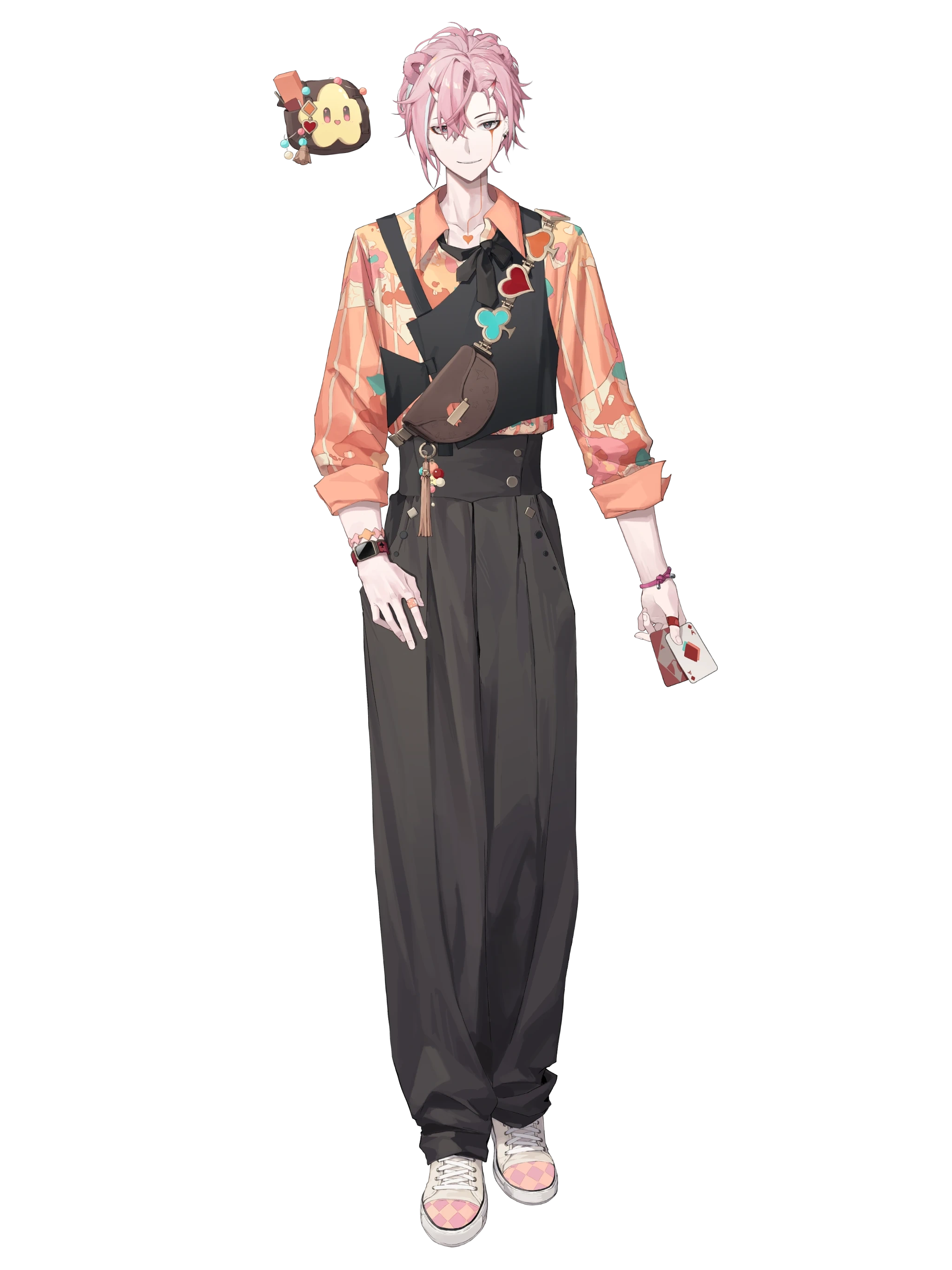 Full Body Without Glasses and Overcoat