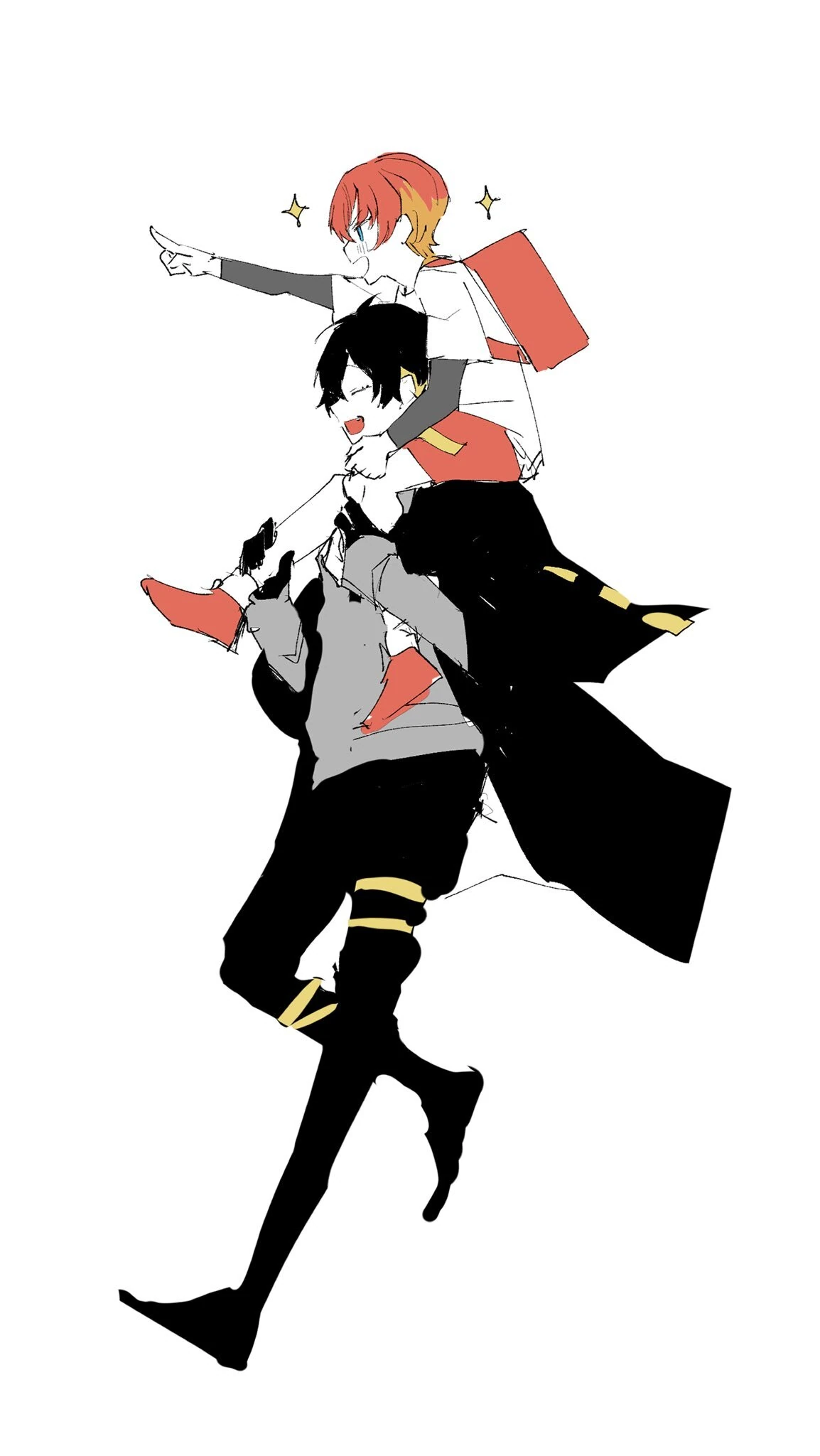 Gamma and Fuma by sakusya2