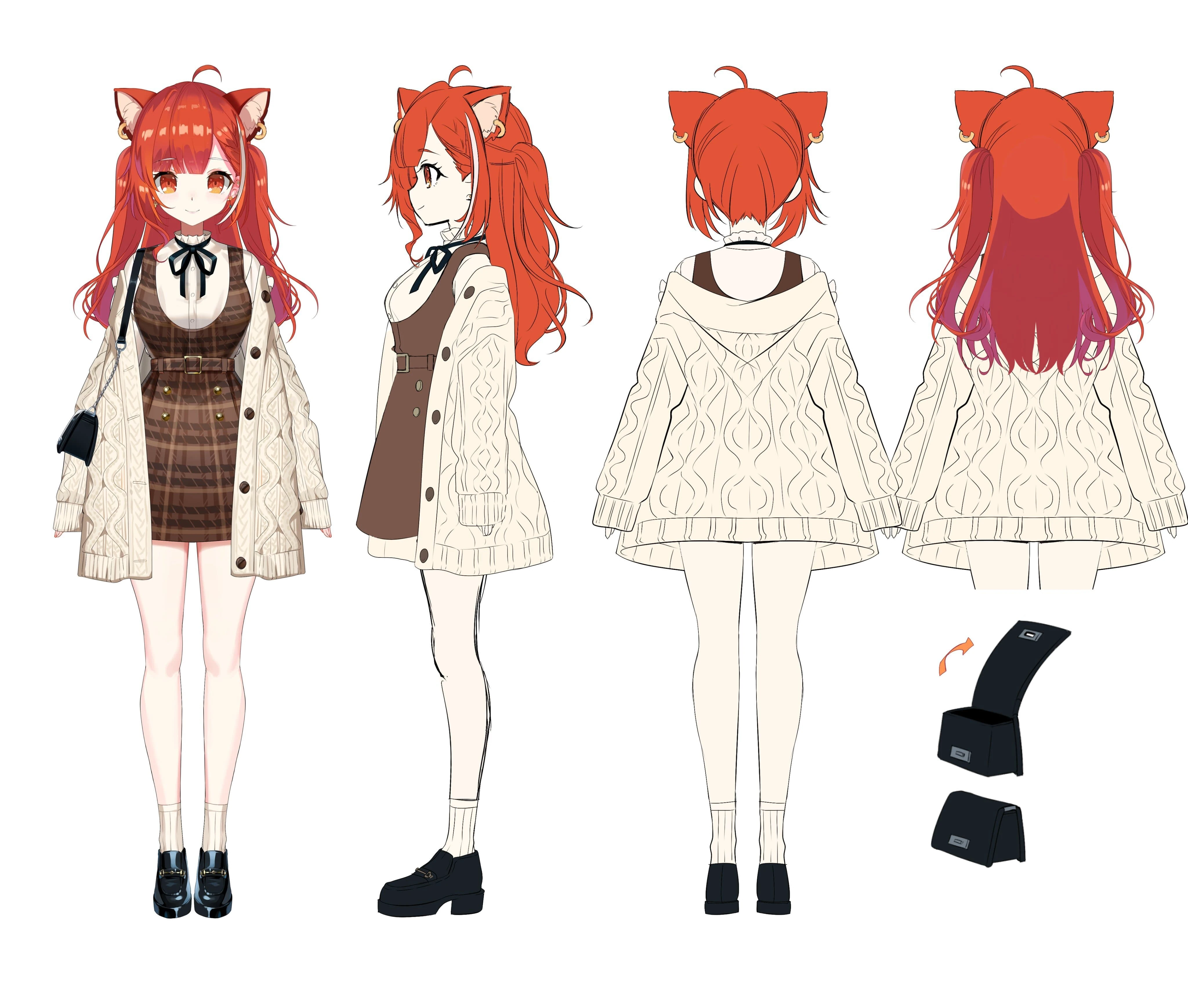 Casual Outfit Reference Sheet