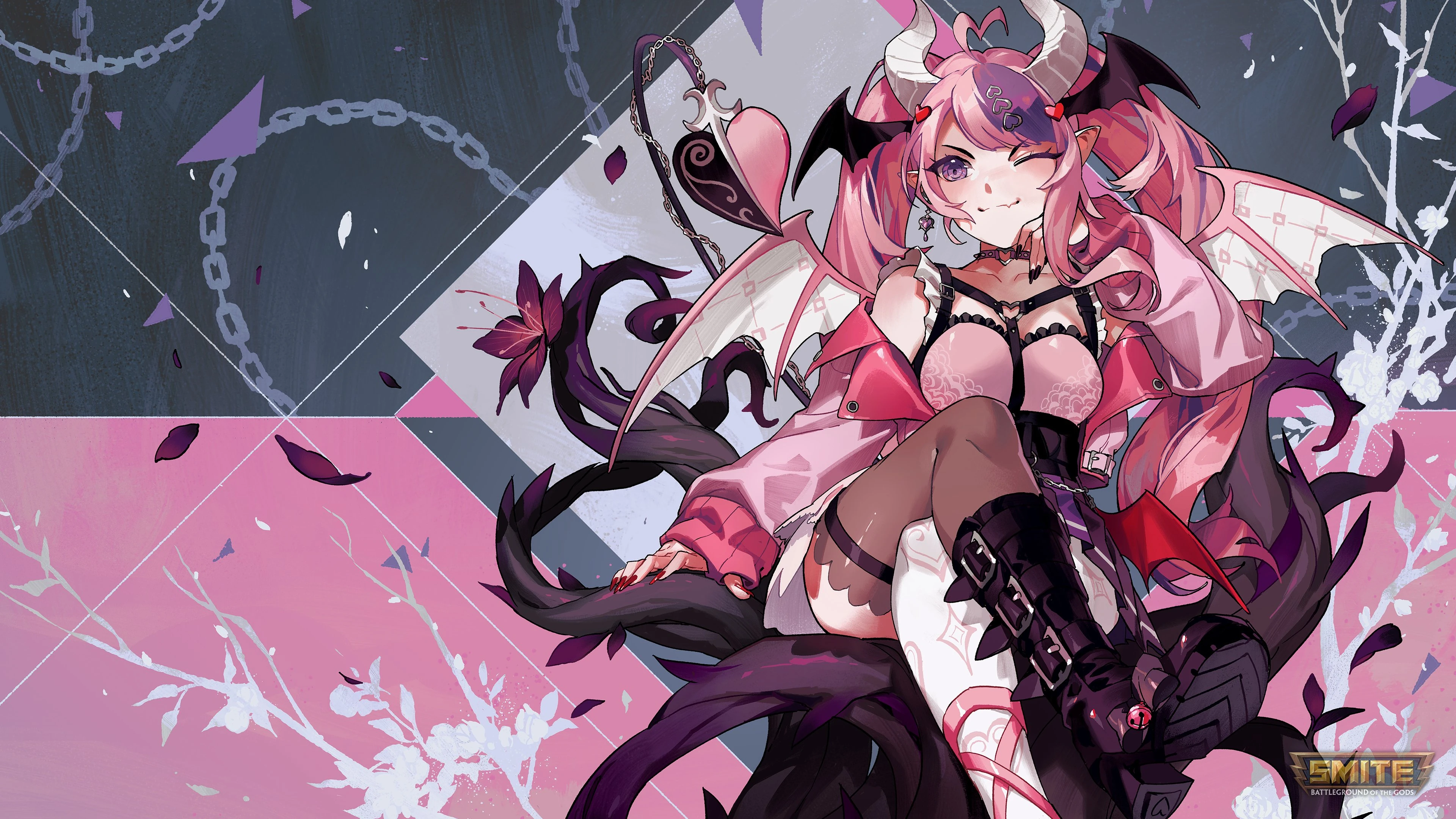 Smite x VShojo Ironmouse Splash Arts