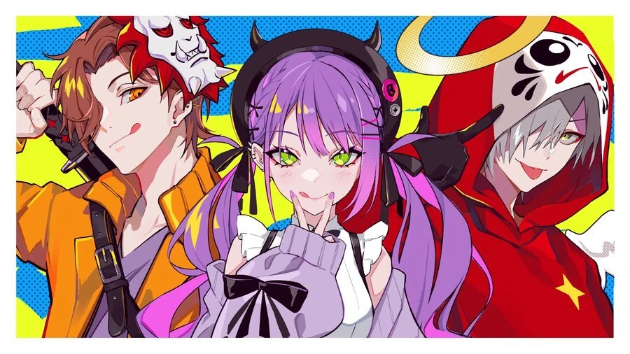 Arisakaaa, darumaisgod, and Tokoyami Towa<br>by LAM