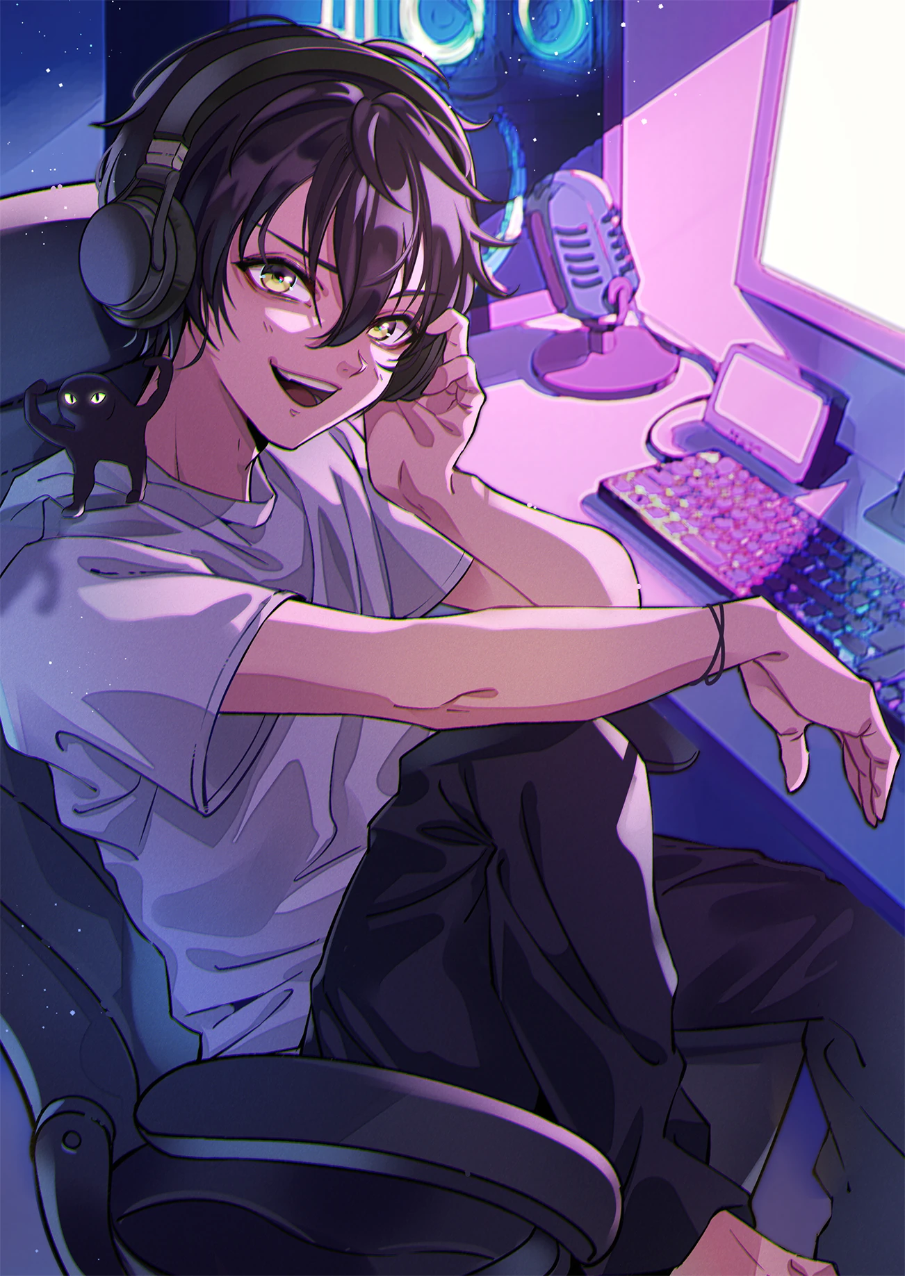 Gamer Kai & Mr Hooh<br>(by てるてる法師)