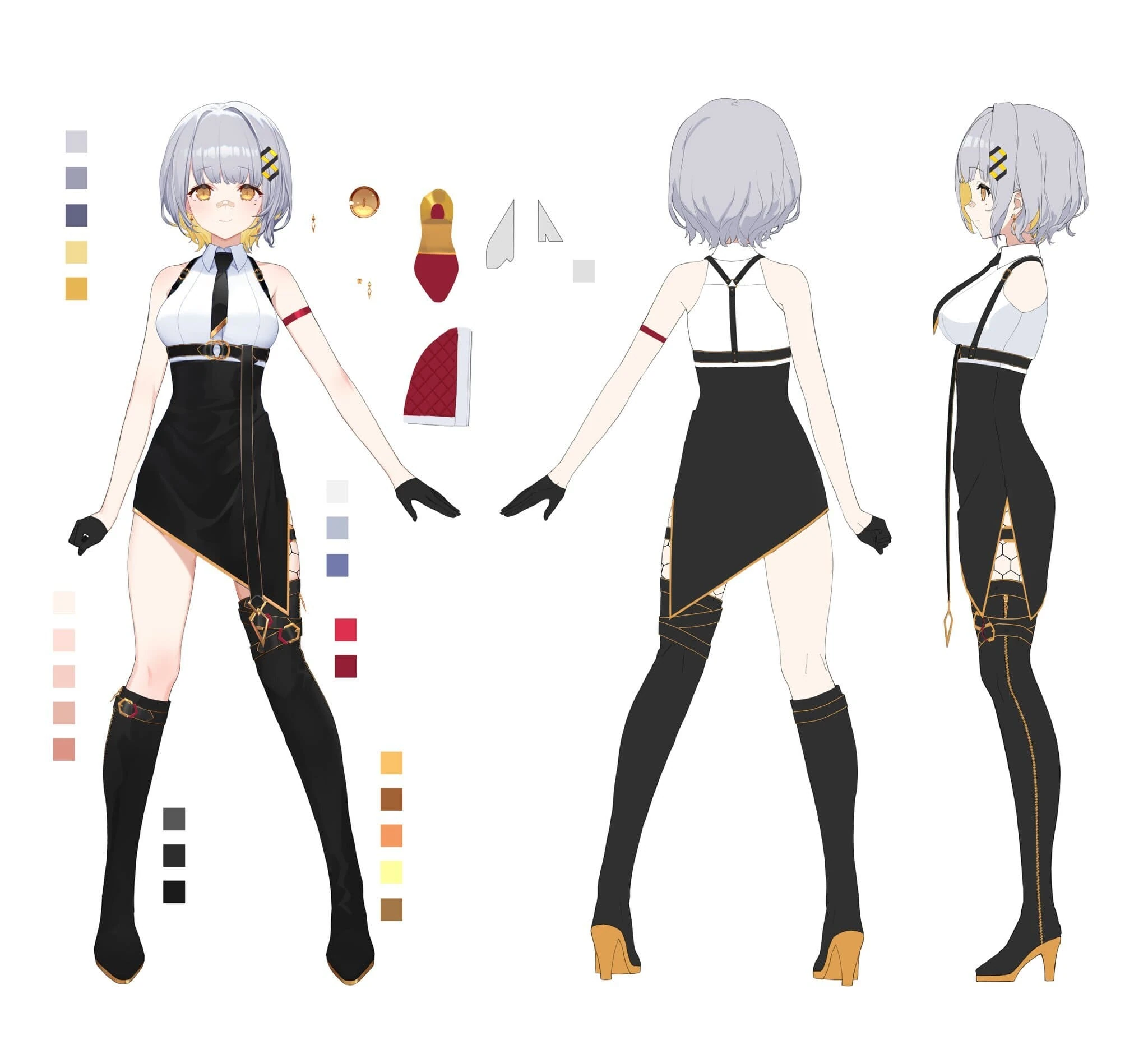 2nd Outfit Reference Sheet<br>by Izumi Sai