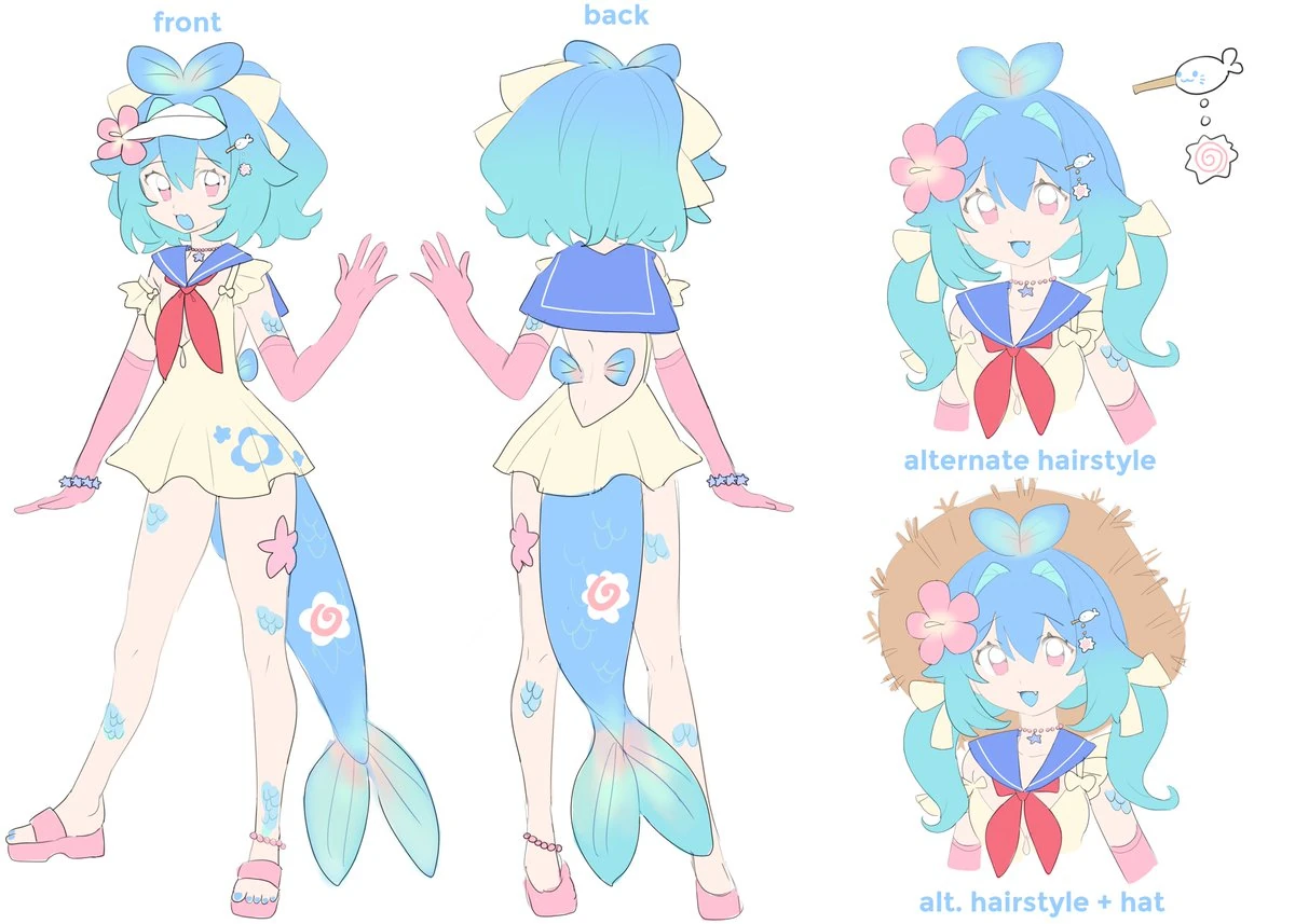 Reference sheet (by herself)