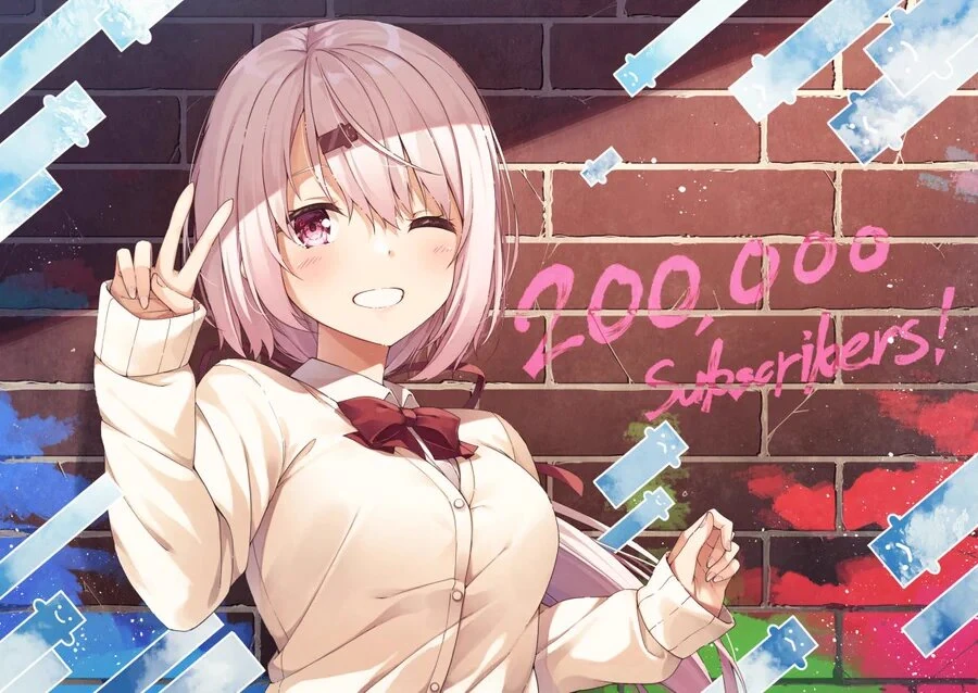 200,000 Subscribers Illustration<br>by Yuri Nayuta