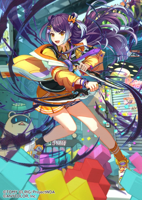 Yotsuha Card for the WIXOSS booster pack "Nijisanji DIVA" by Tetsu Kurosawa