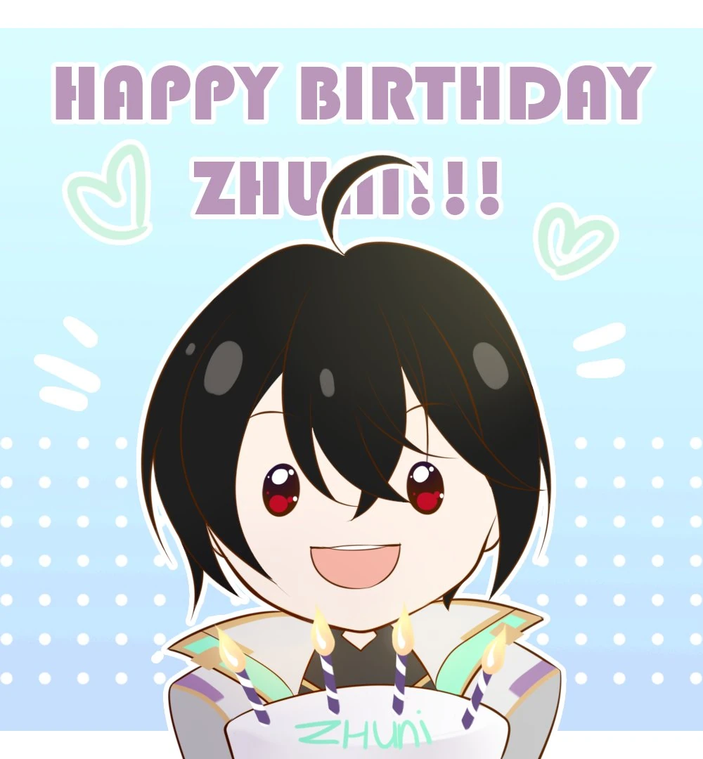 Zhuni Excel 2023 Birthday Illustration