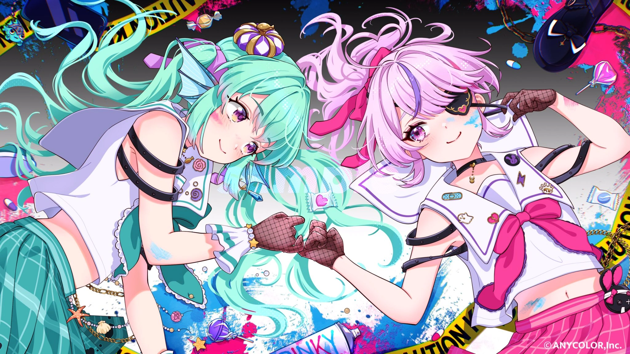 Pinky!Pinky! Cover Illustration by Mugicha