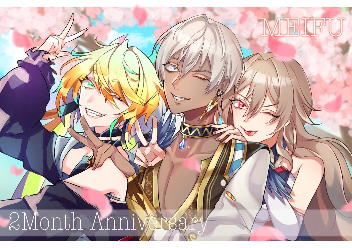 Meifu 2 Month Anniversary Illustration<br>by Masuda