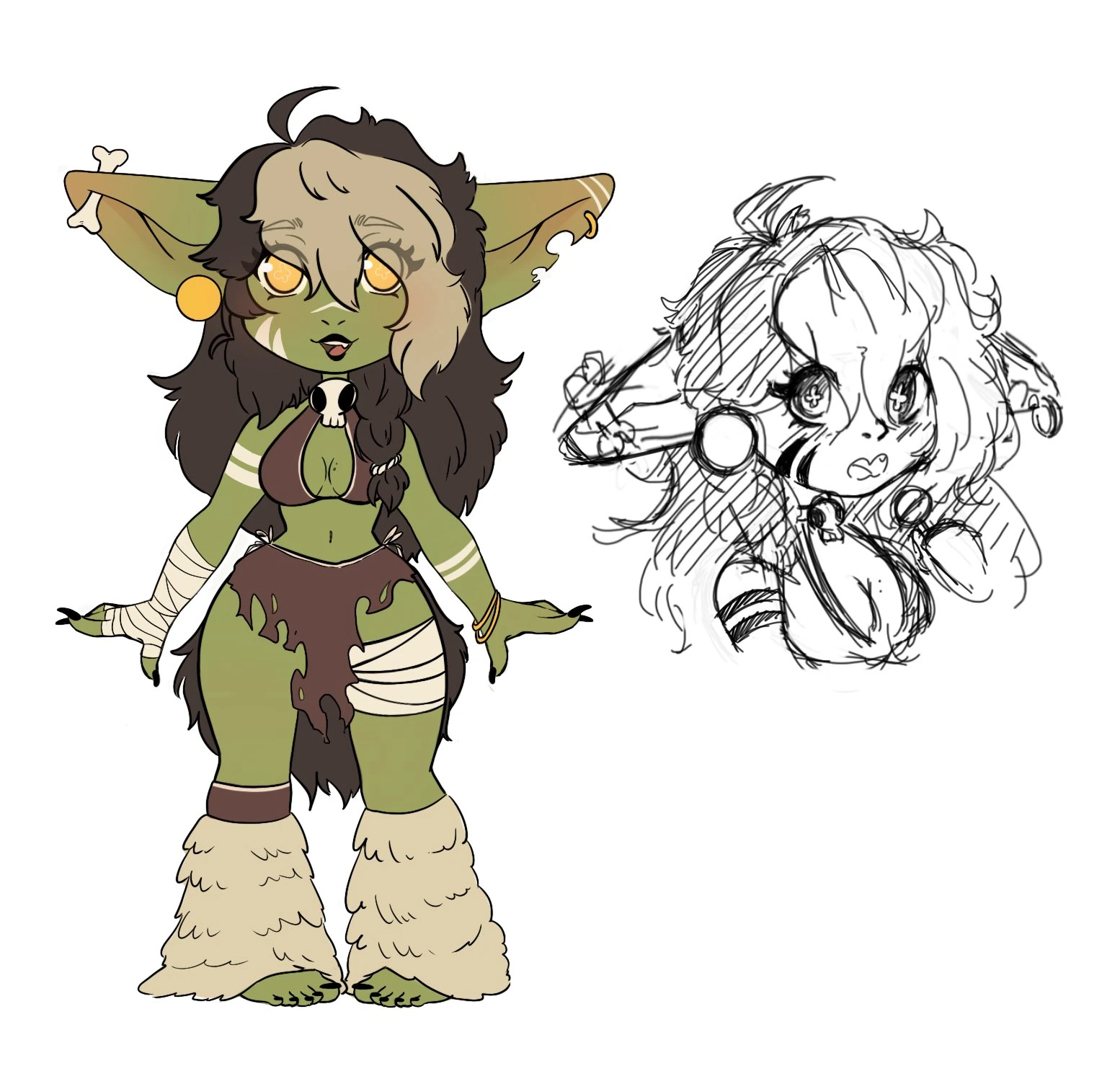 Goblin concept art<br>Design by RainyRentyn