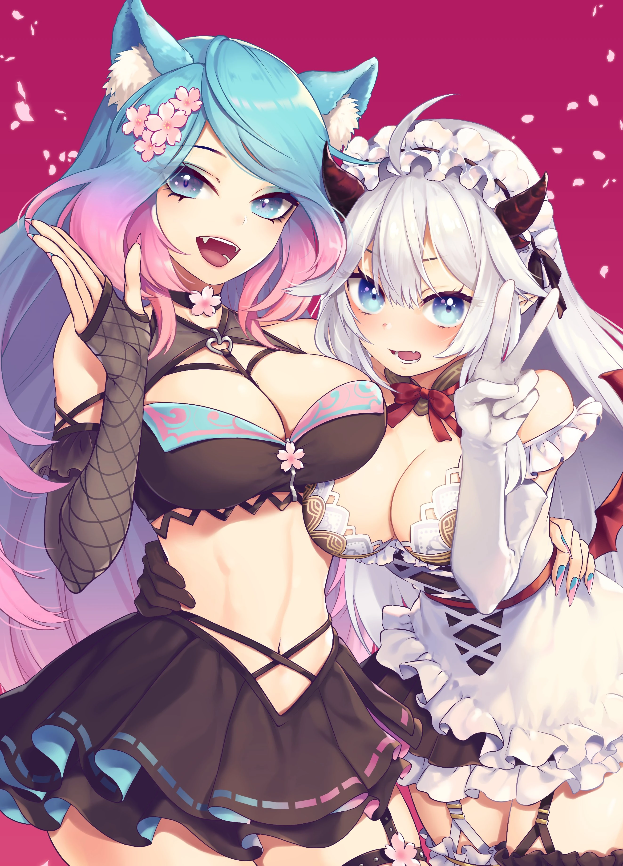 Silvervale and Veibae<br>(by 友部キヌコ)