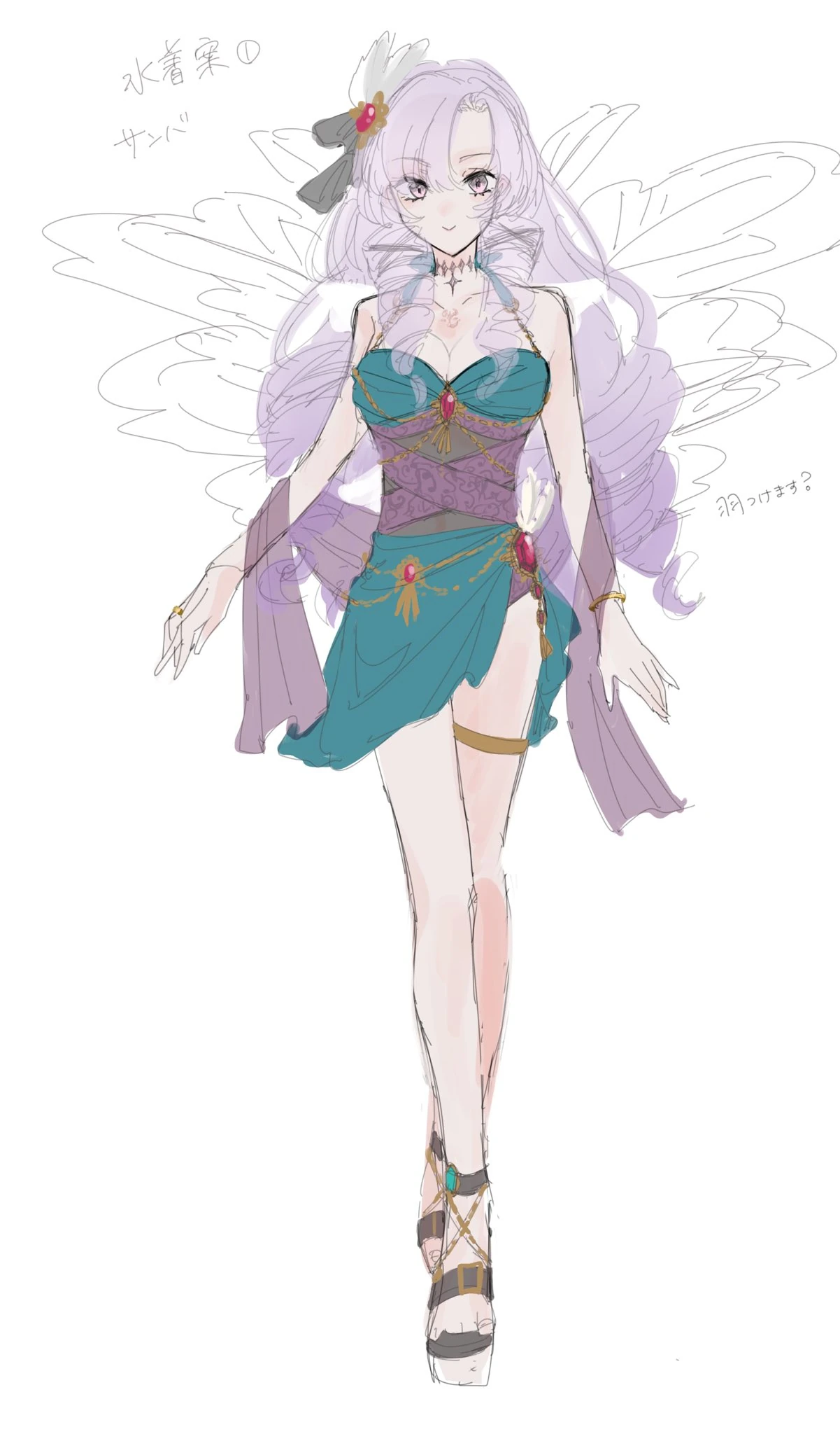 Menimeni Manimani MV Swimsuit alternate design by Todoroki Kyoko