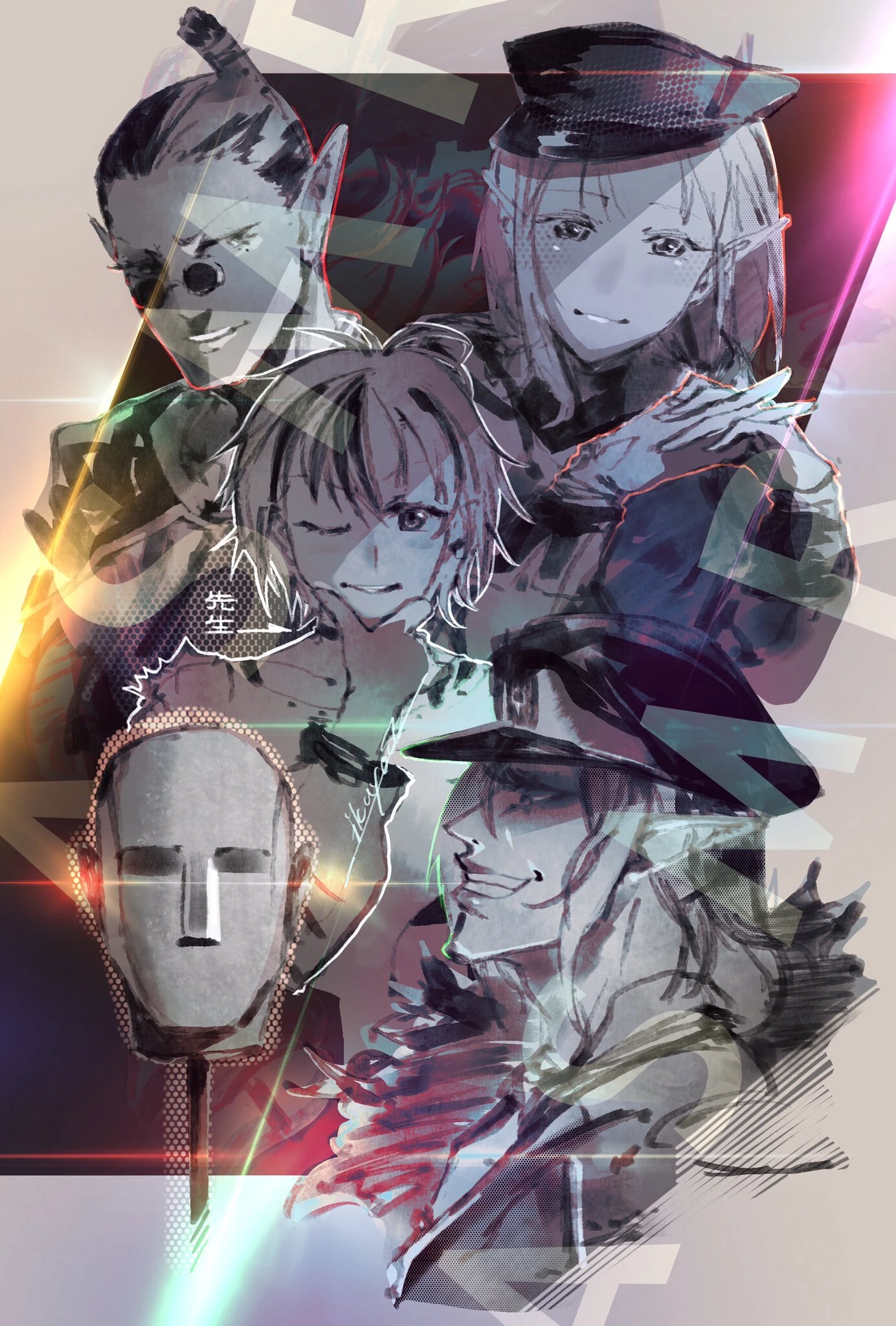 NIJISANJI Elf Gathering and Suzuki Masaru<br>by ikuyoan