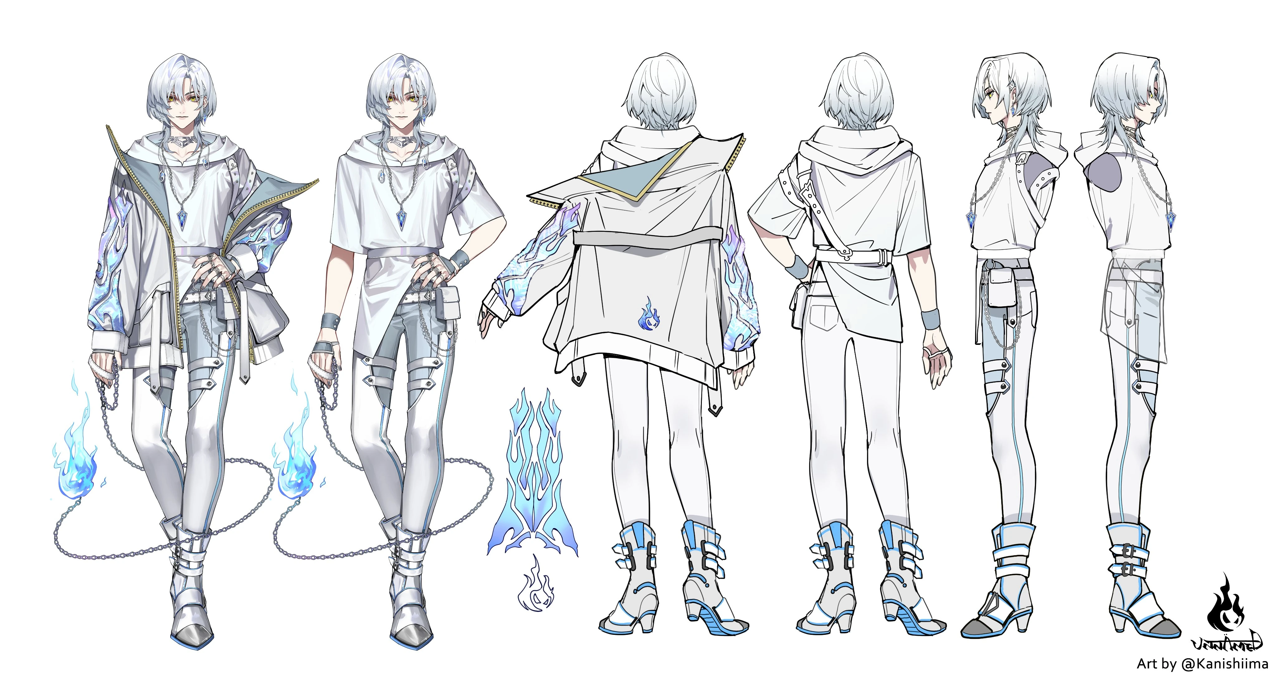 Full Moon ver. Reference Sheet by Kanishiima