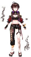 Model 2 full body