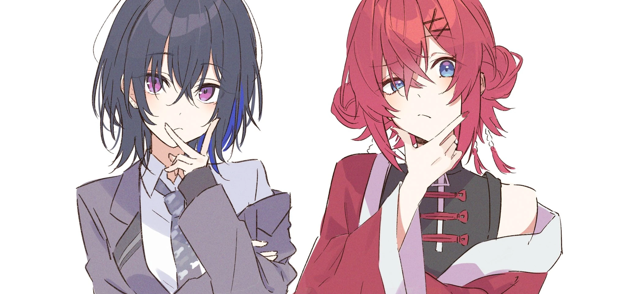 Ichinose Uruha and [[Ange Katrina]]<br>by [https://x.com/talunilu_u/status/1728401584403702129 Talunilu]