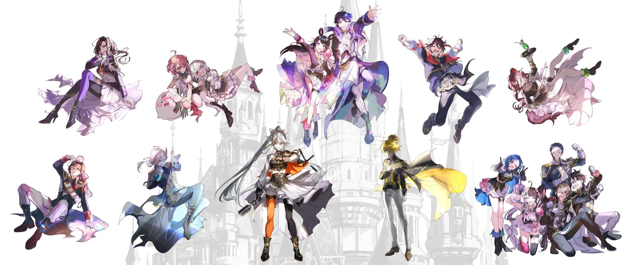 NIJISANJI FANTASIA Illustrations<br>by Kito