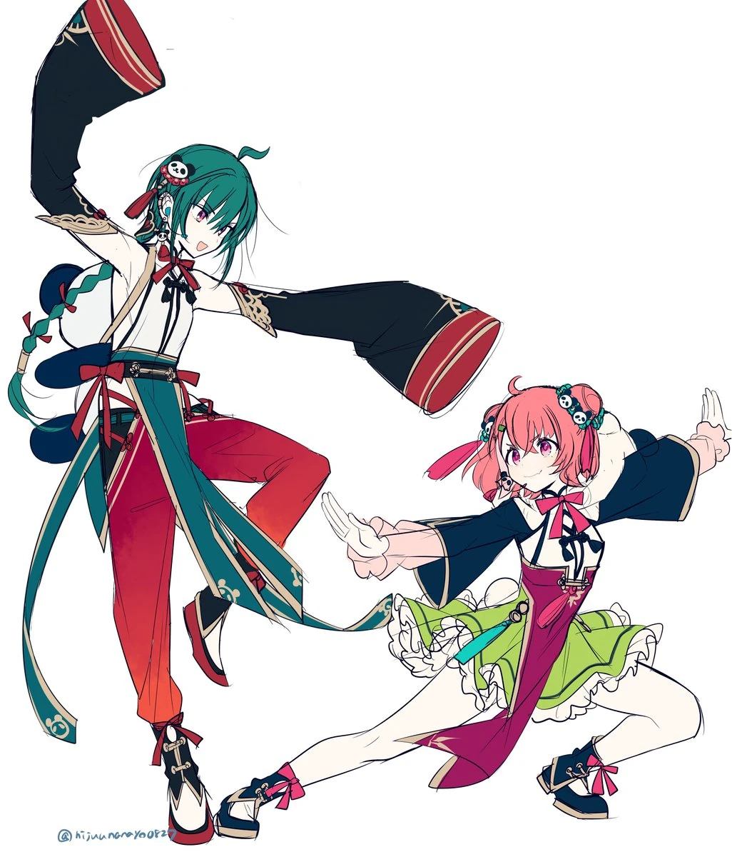 Sasaki Saku and Ryushen by Ninahachi
