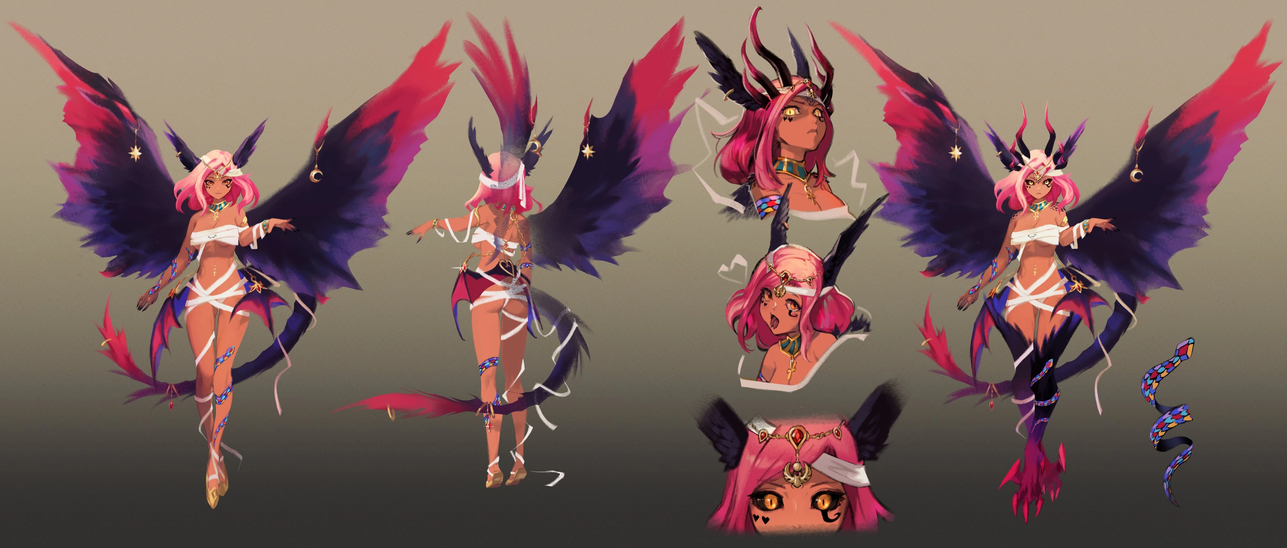 Mummy model reference<br>(Henrie)