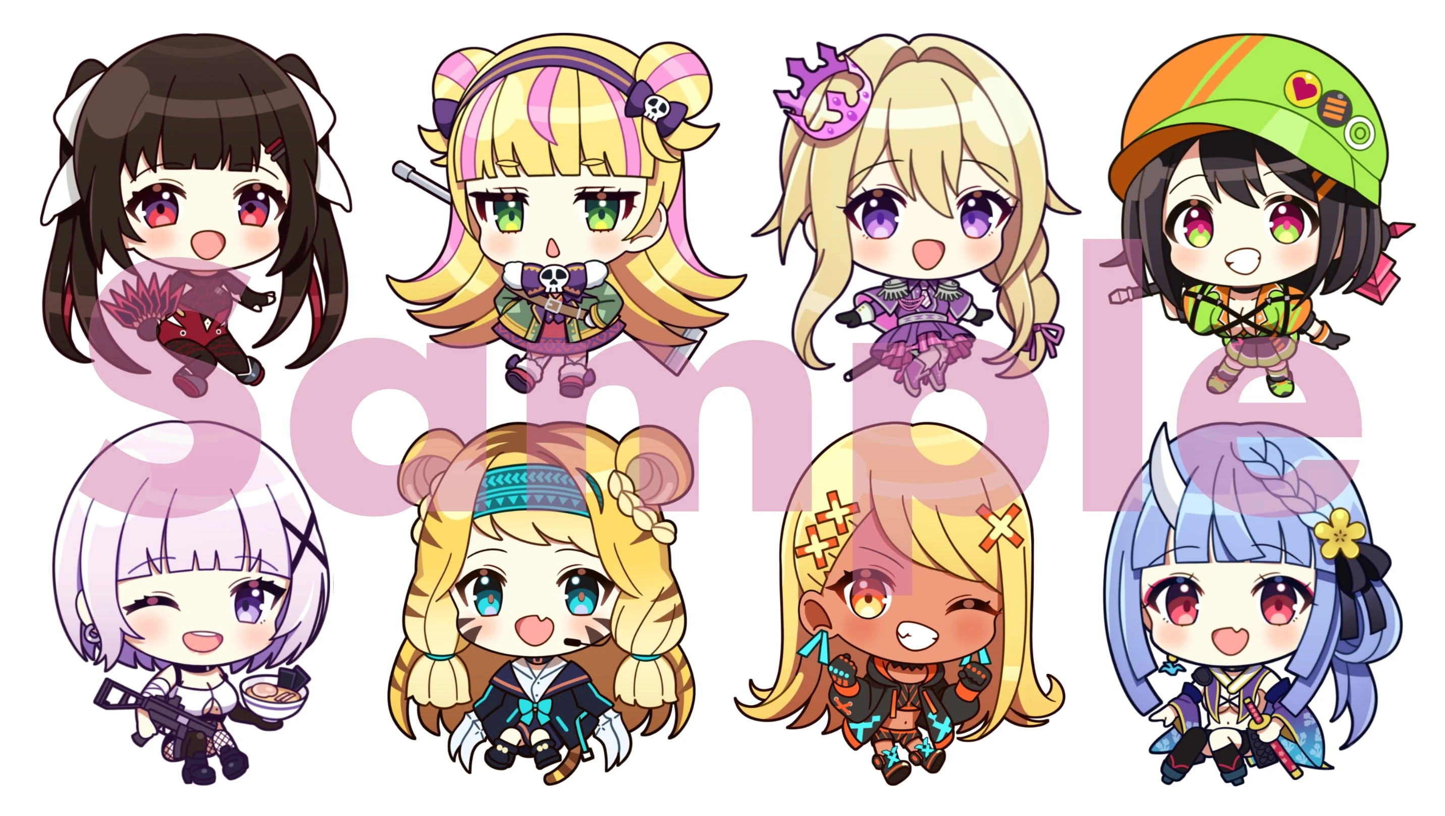 Busokanojo Goods SD Illustration<br>by [https://twitter.com/yoshihiro12190/status/1313474832370196491 Yoshihiro]