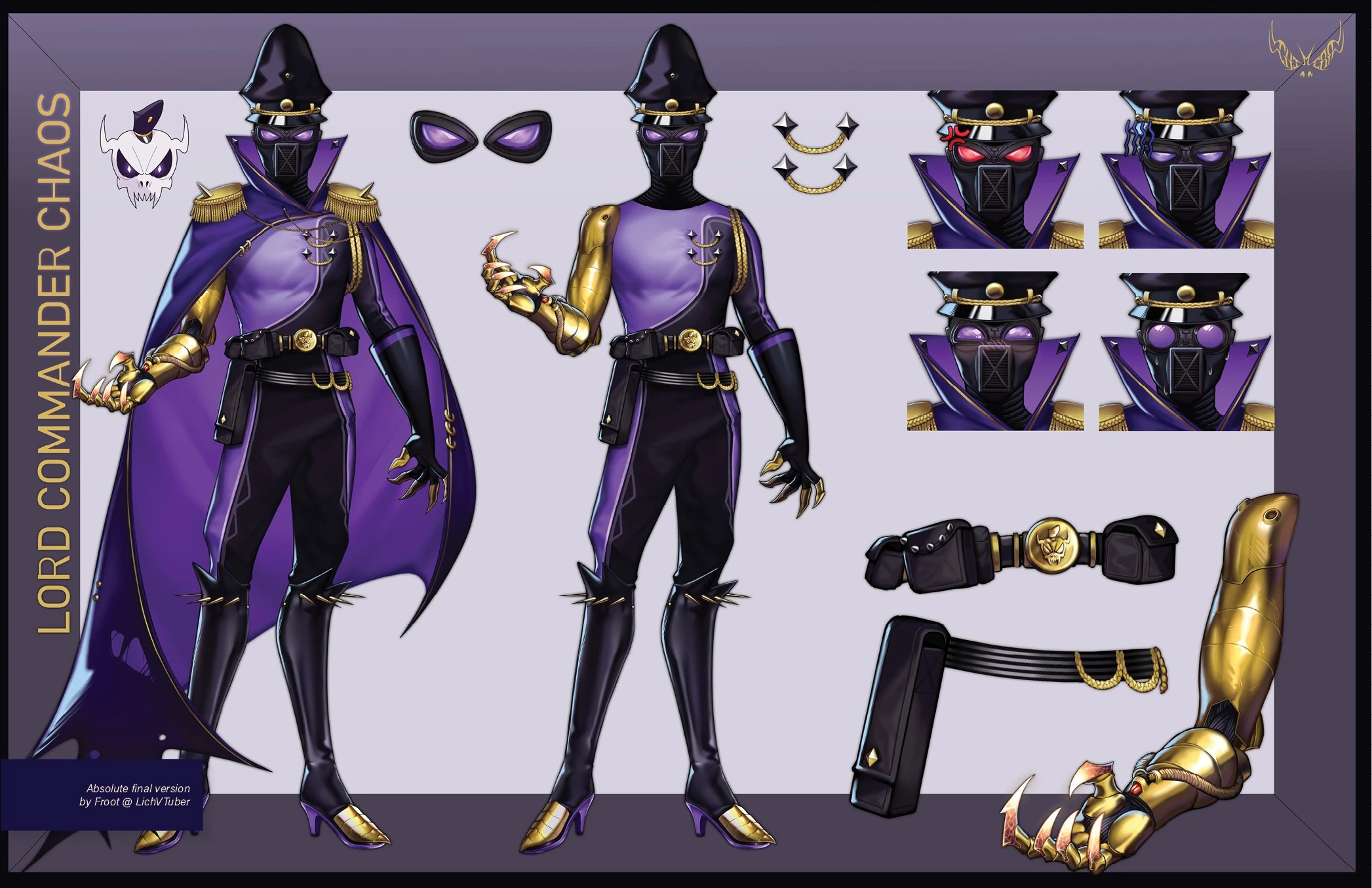 Chaos's reference sheet by Froot