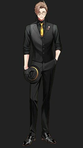 Formal Clothes Without Jacket and Eyepatch
