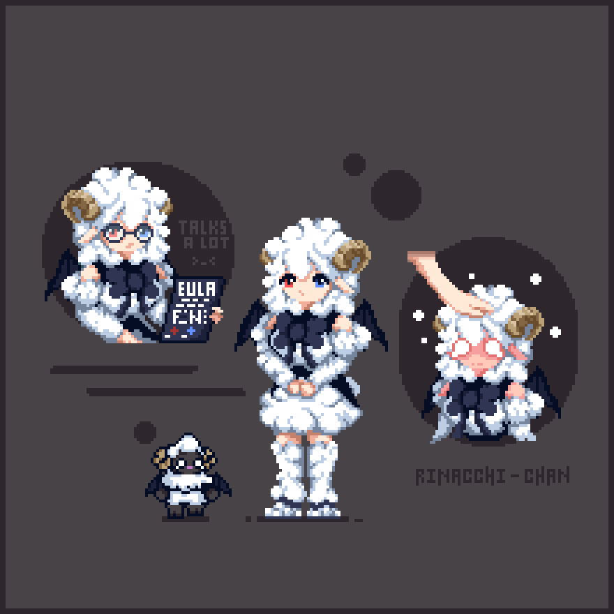 Rinacchi-chan Reference Sheet