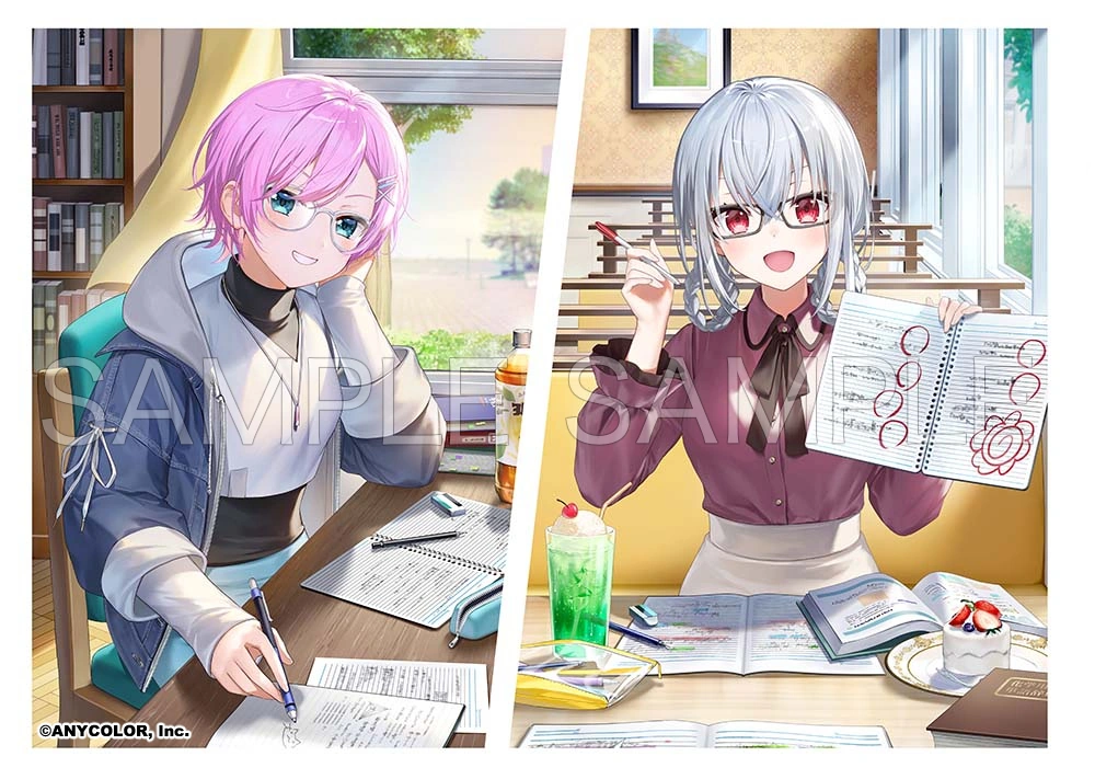 NIJISANJI Trouble Support Voice ~Assignments/Study~ Illustration<br>by Tsunakawa