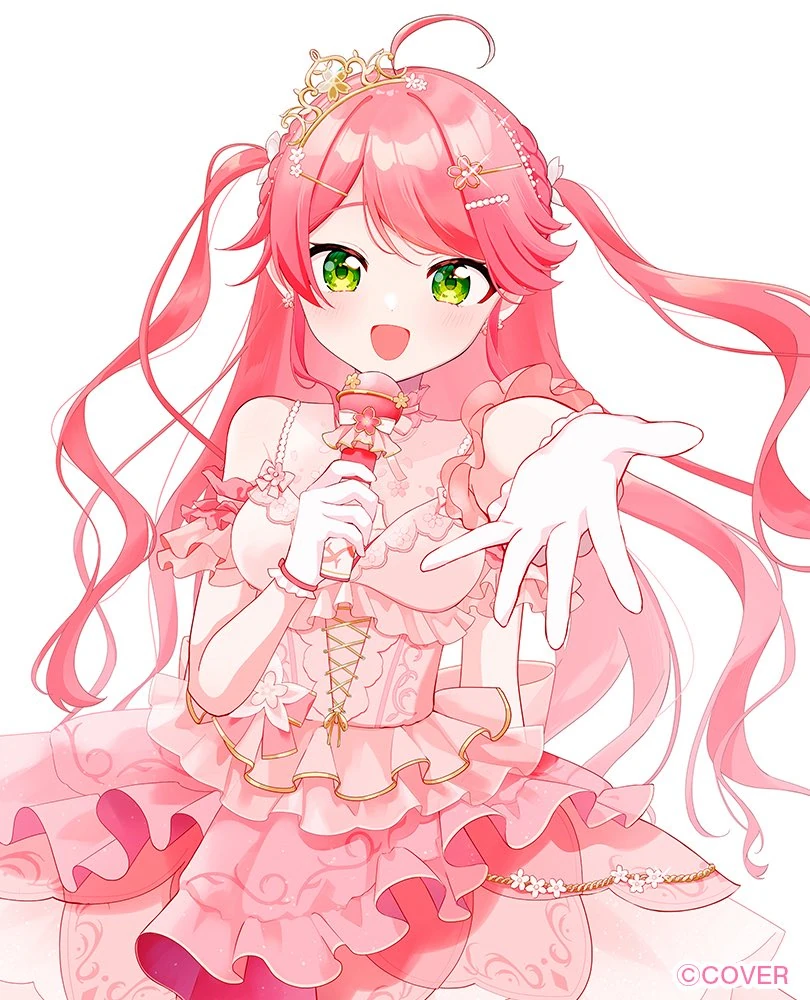 SAKIHOKORE AIDORU Illustration<br>by Okezawa
