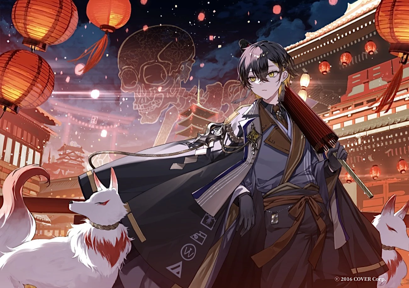 2024 Birthday "Welcome to the World of the Ayakashi" Double Layered Acrylic Panel and Postcard<br>by Kuga Huna