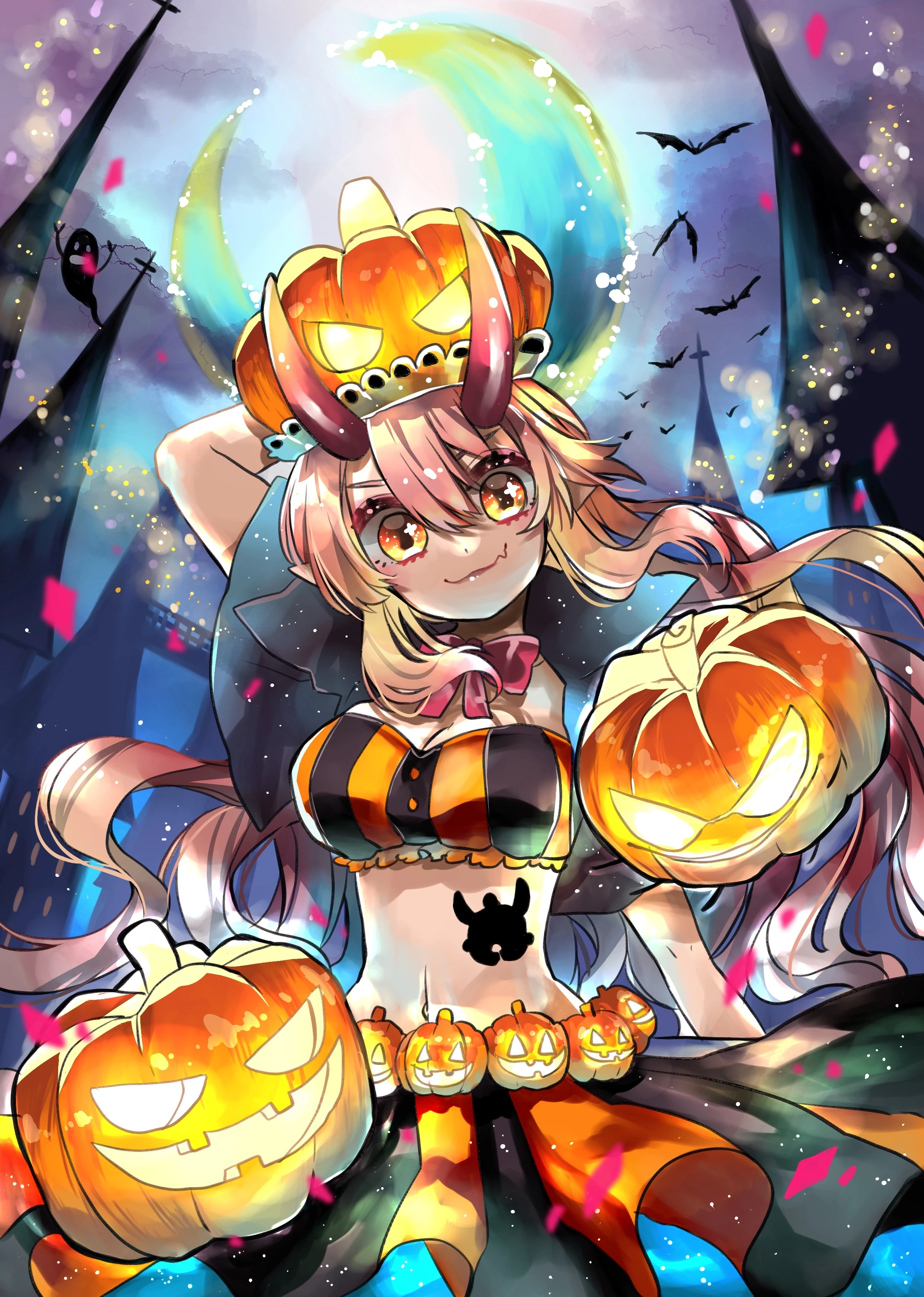 Happy halloween Rin<br>by Jaga bokkuru