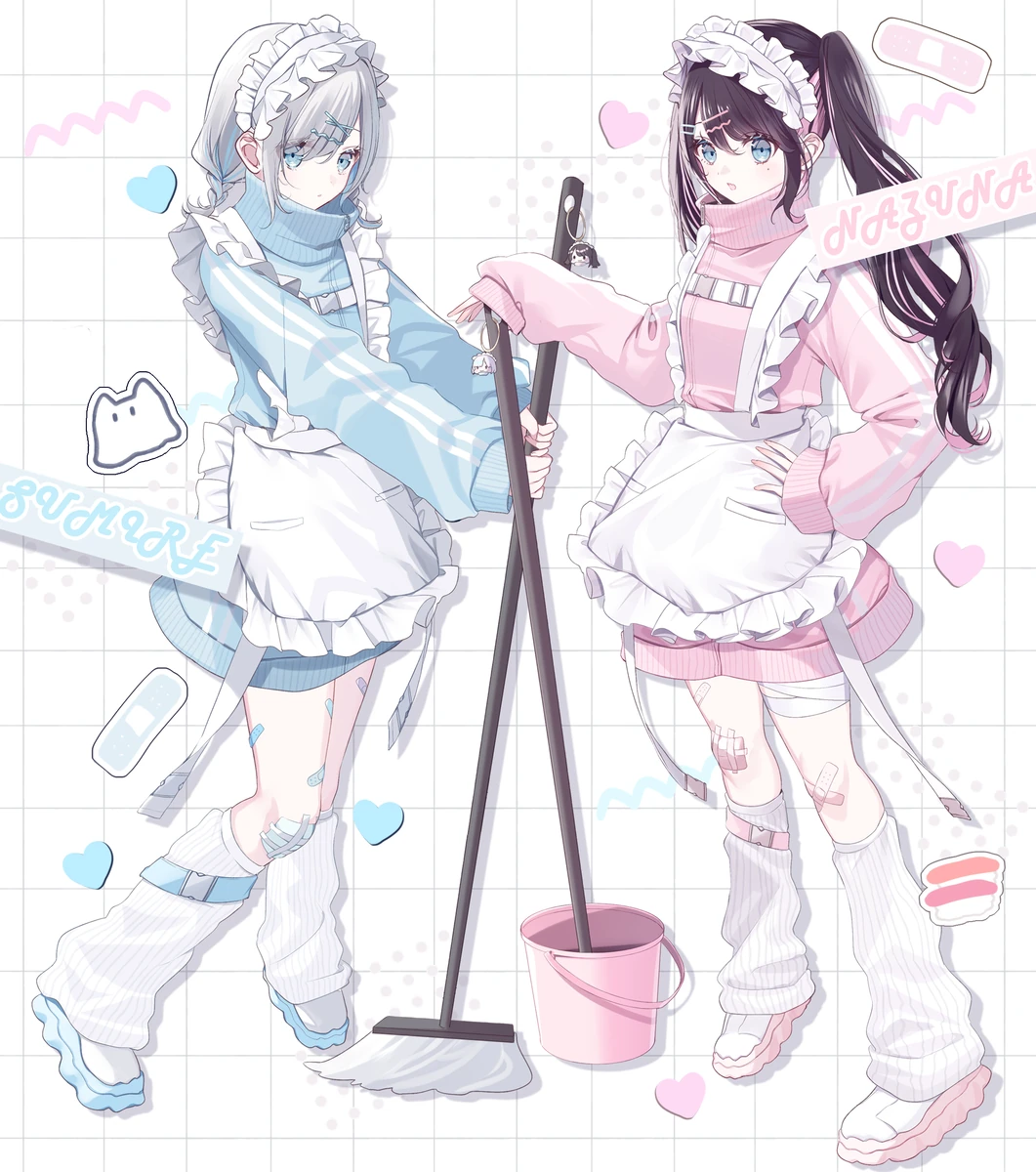 Kaga Sisters by [https://www.pixiv.net/en/artworks/119225816 Misumi]