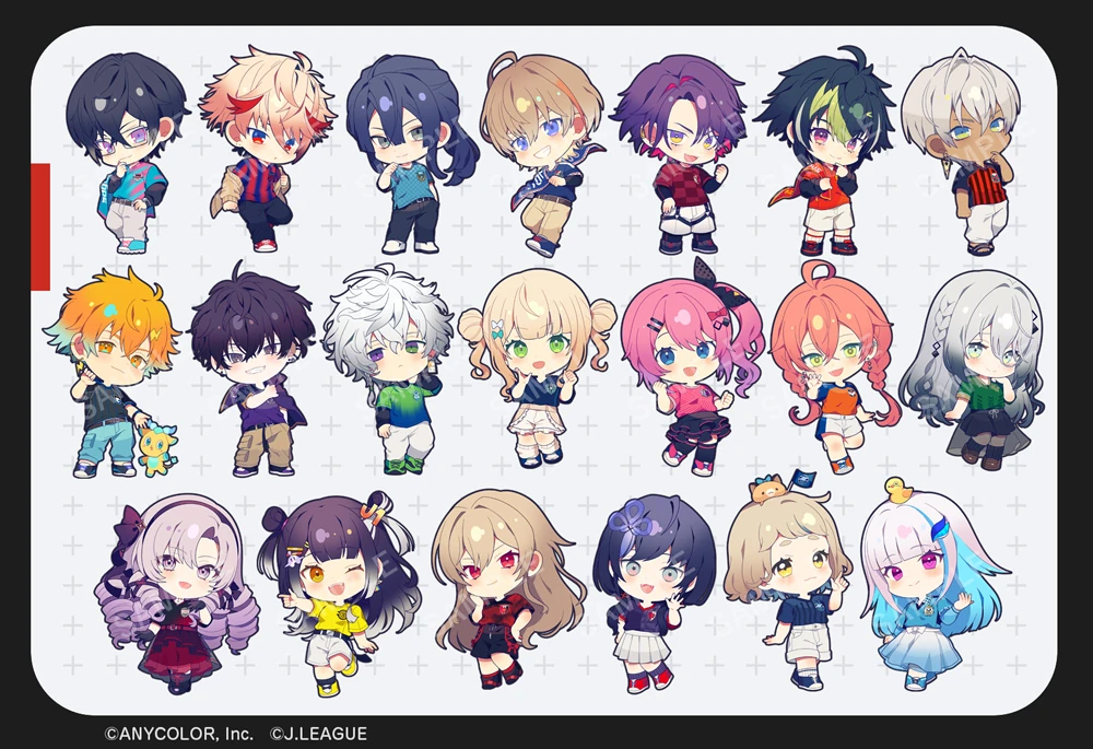 NIJISANJI × J1 League 2024 Collaboration Illustration (SD)<br>by Yumenouchi