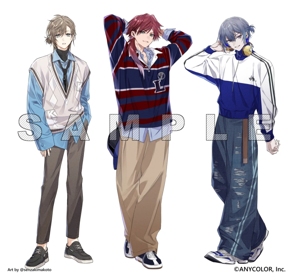"If We Were ~Kanae, Lauren & Rou ver." Illustration<br>by Senzaki Matoko