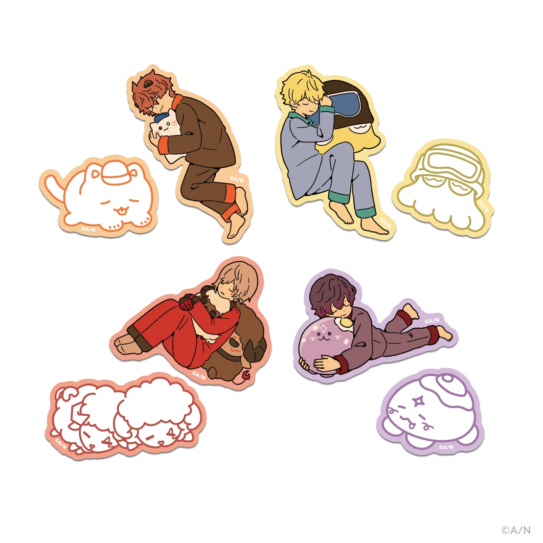 NOCTYX Cozy Night Stickers by 465