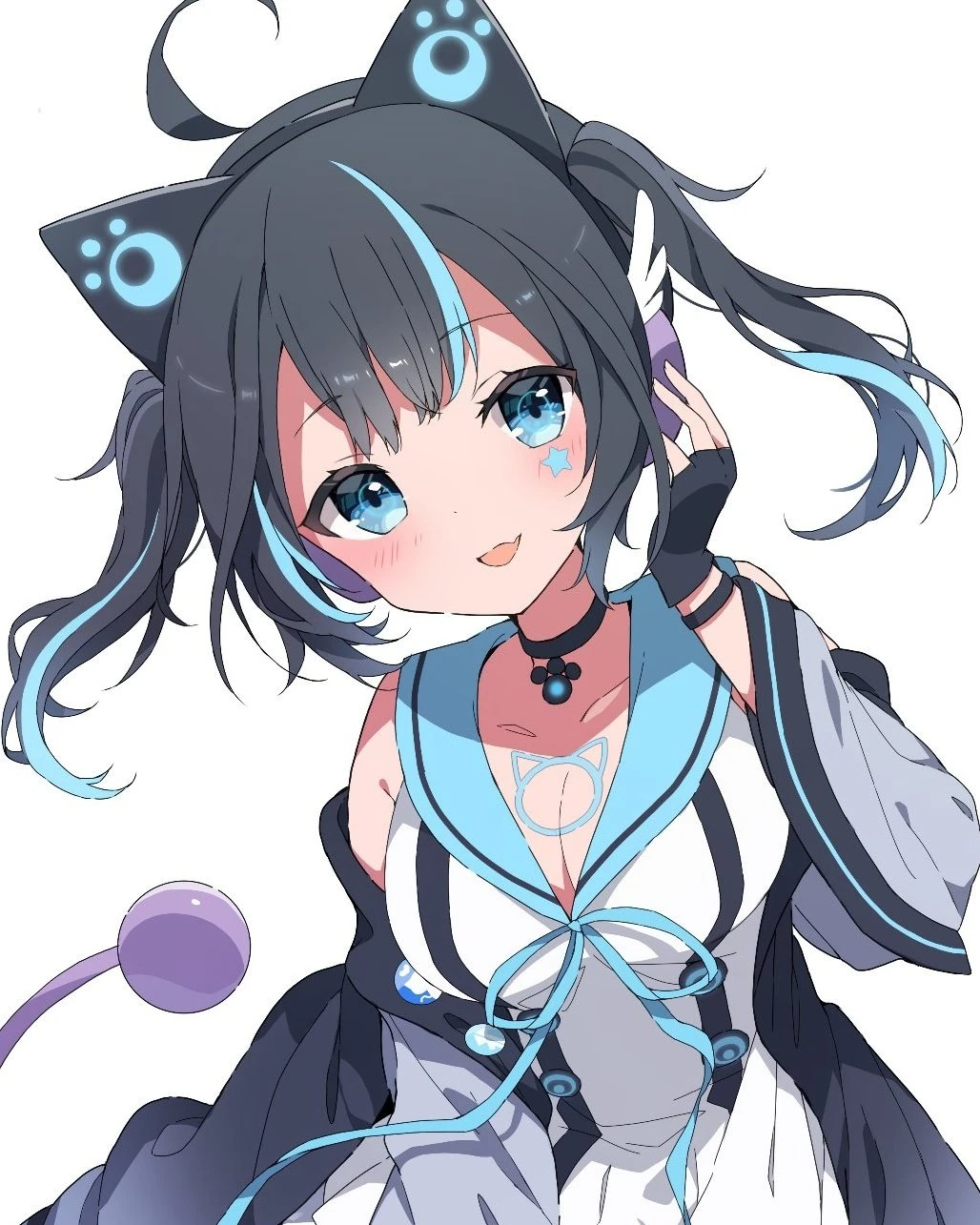 Cyan art by @mochigomerenshu