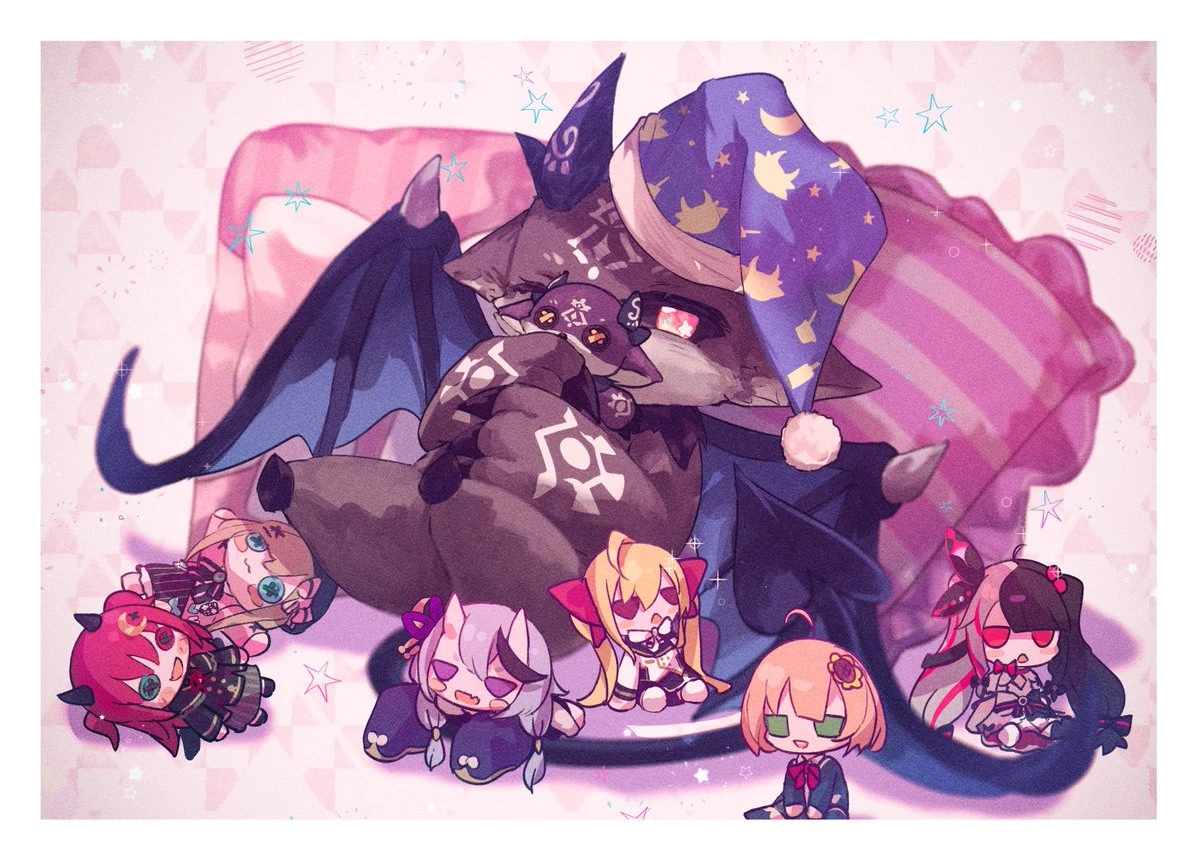 Pajamas Illustration<br>by Maki Hitsuji