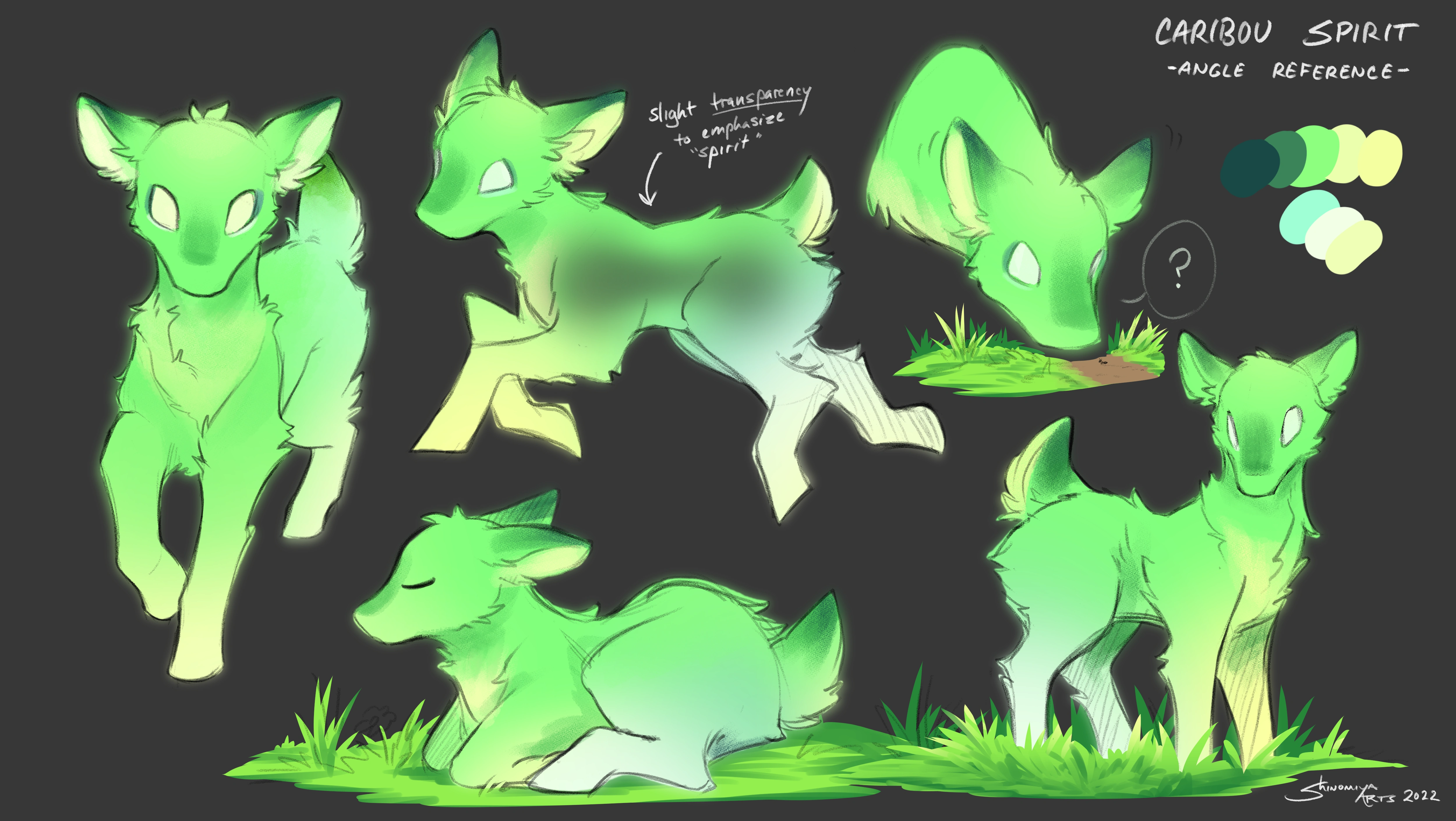 Spirit Caribou Reference Sheet