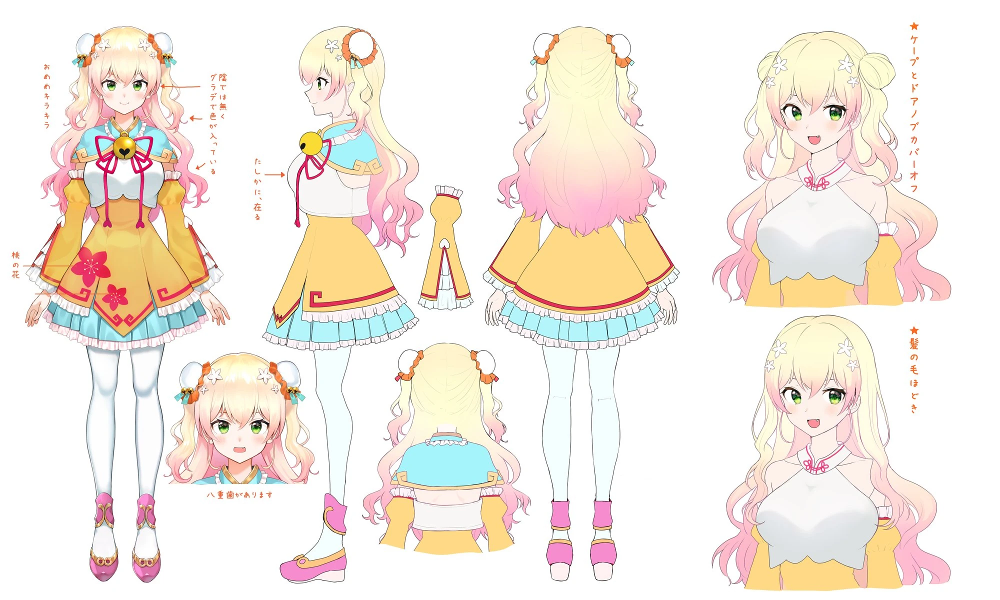Momosuzu Nene Original Reference Sheet