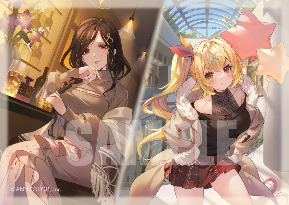 NIJISANJI Pampering Voice & Scolding Voice Illustration by ecu
