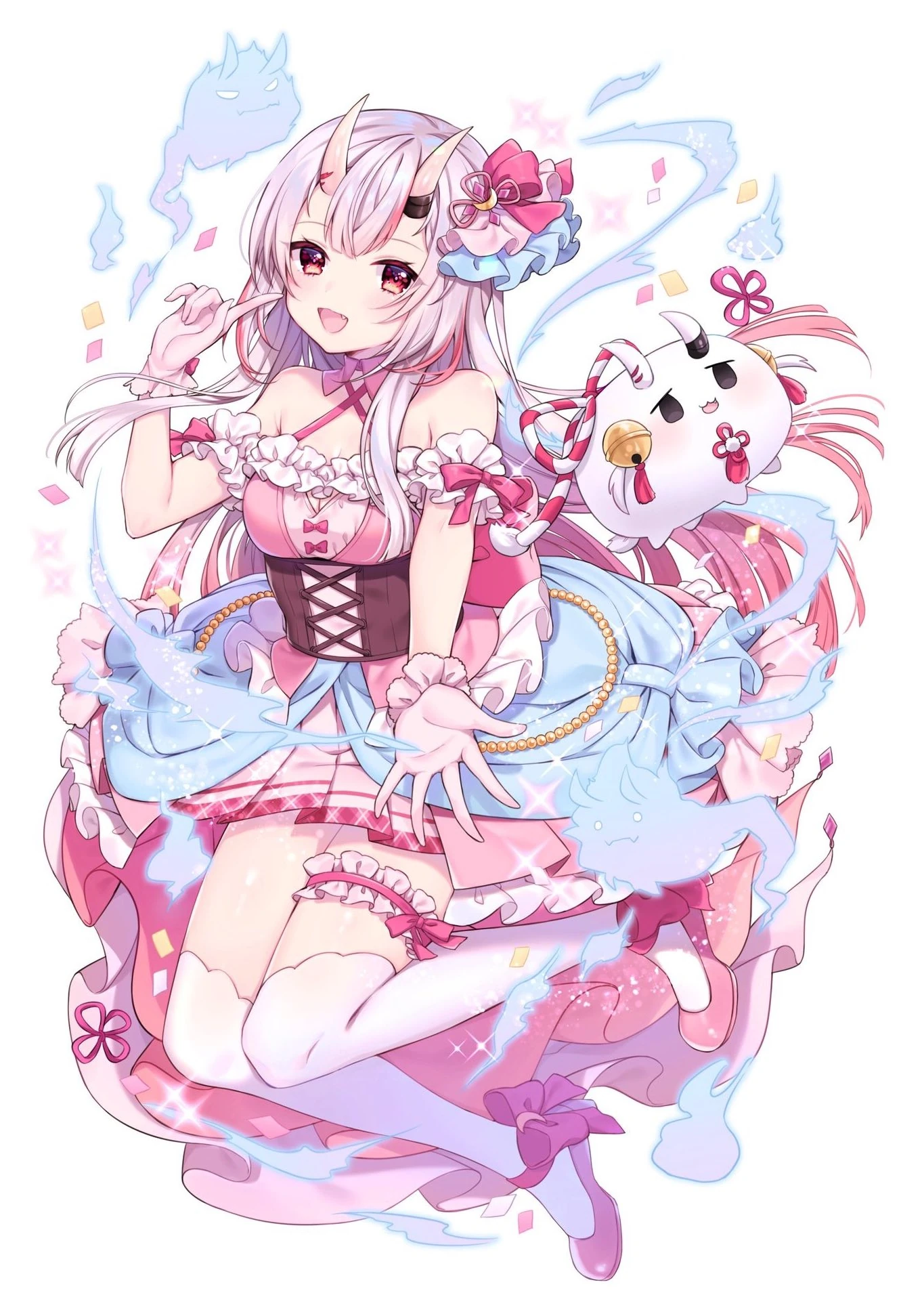 1st Year Anniversary Standee Illustration by Usano