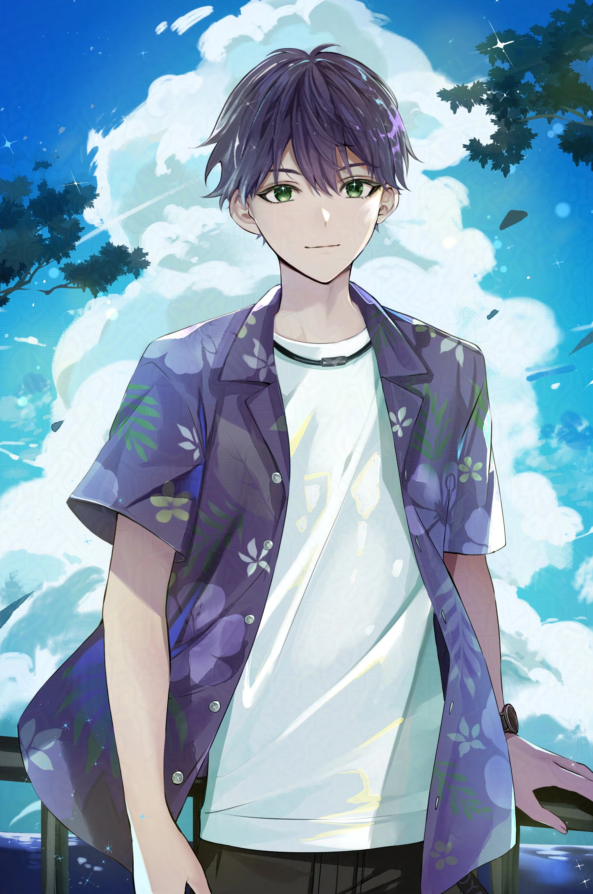 Aloha Shirt Illustration<br>by Syunka