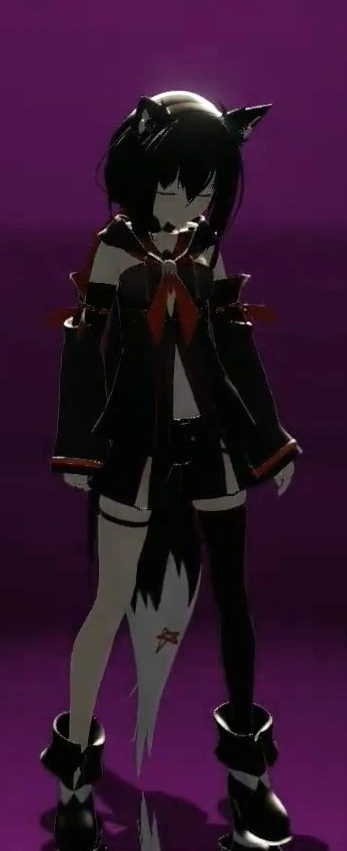 Kurokami Fubuki 3D Model