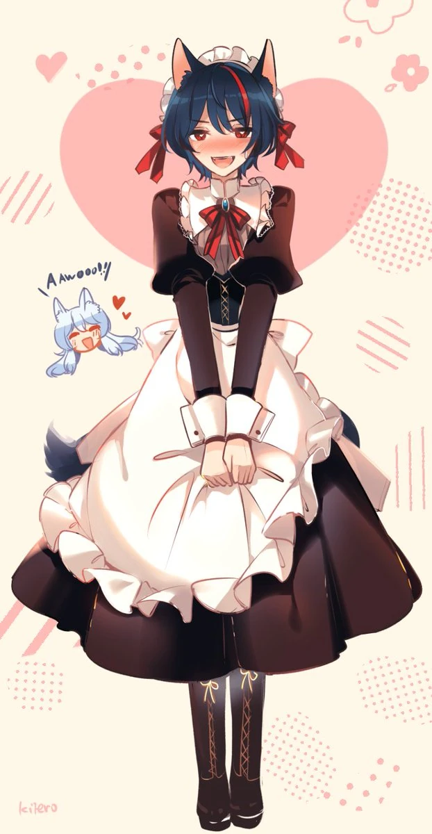 Merry as a maid by Kirero