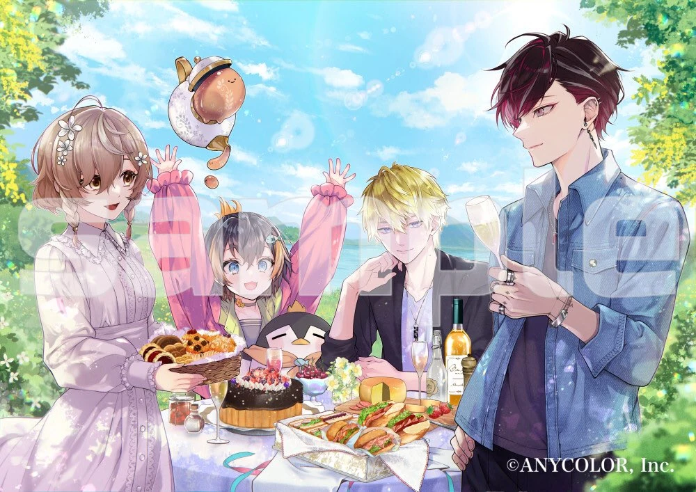 NIJISANJI EN 2025 Desk Calendar Illustration by Sakondo Eri