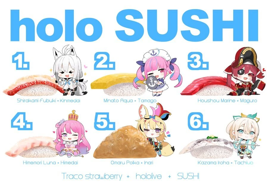 Holo SUSHI by Kou Mashiro