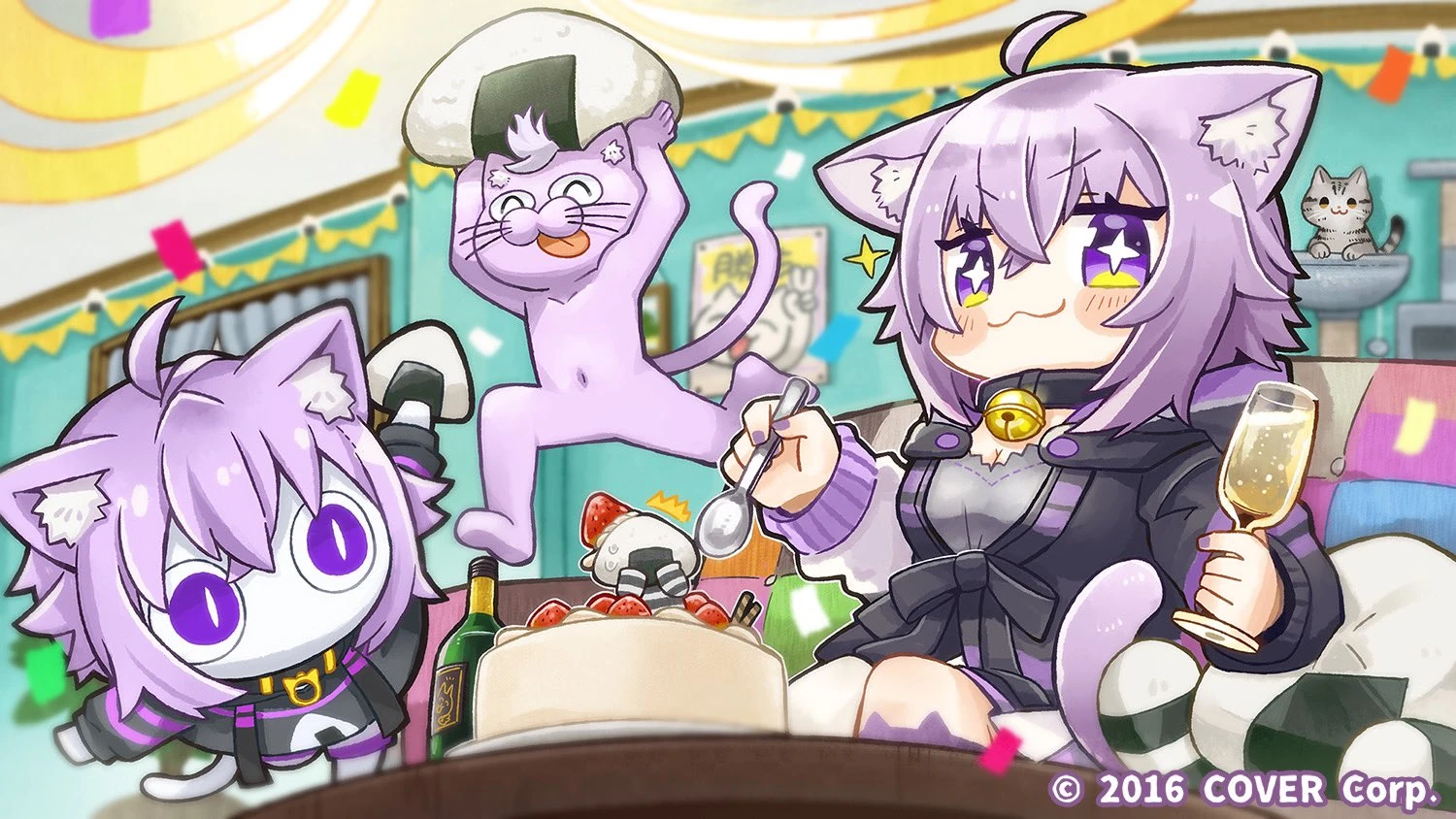 Neko Kaburi-Na 2024 Birthday Live Illustration by Sameanko