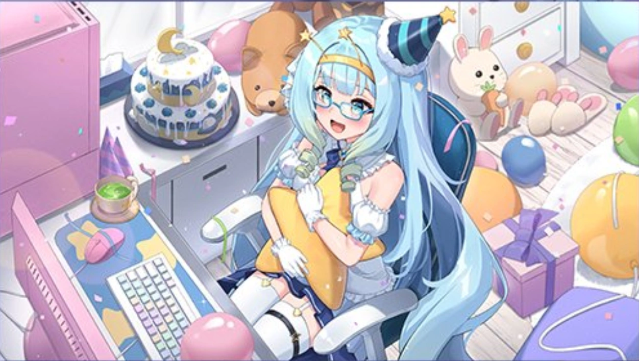 2024 Birthday Illustration<br>by Jelly Hoshiumi